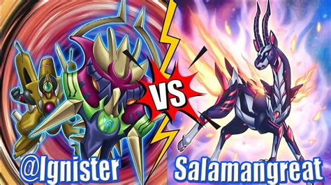 Ignister Vs Salamangreat High Rated Db Yu Gi Oh Youtube