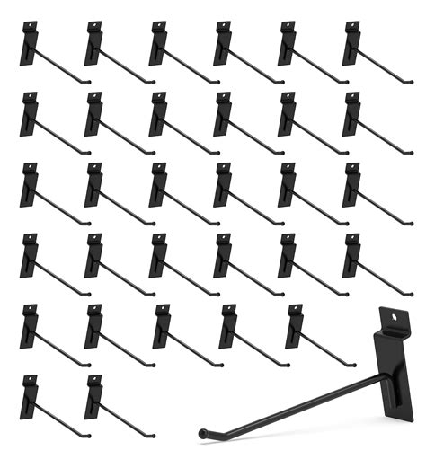 Buy POETISKE Slatwall Hooks 32PC 6 Inch Slatwall Accessories Slatwall