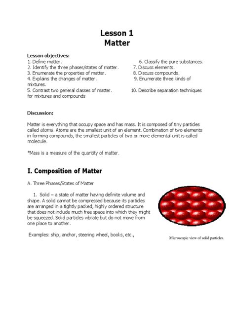 General Chemistry 1 Lessons | PDF 