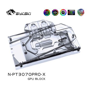Bykski 3070 GPU Water Cooling Block, For Palit RTX 3070 GamingPro OC ...