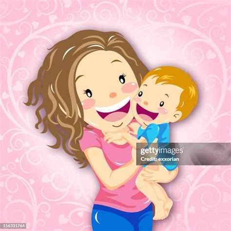 Mom Son Toon High Res Illustrations Getty Images