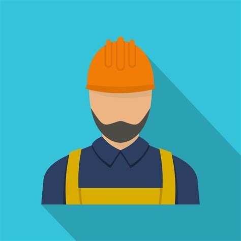 Icono De Trabajador Ilustraci N Plana Del Icono De Vector De Trabajador