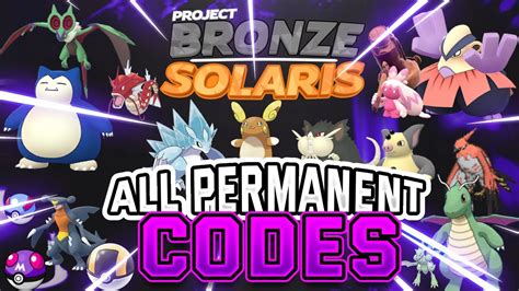 All New Permanent Codes In Pokemon Brick Bronze Pokemon Brick Bronze Project Bronze Solaris