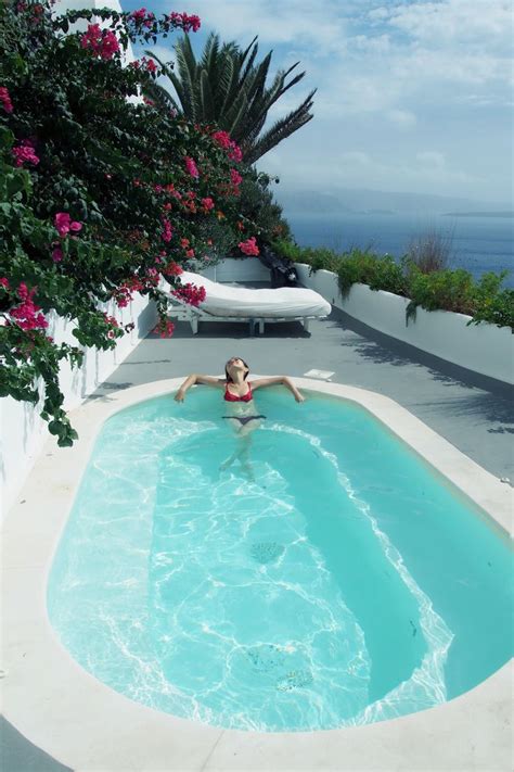 Katikies Hotel Santorini Greece Beautiful Pools Vacation Wishes