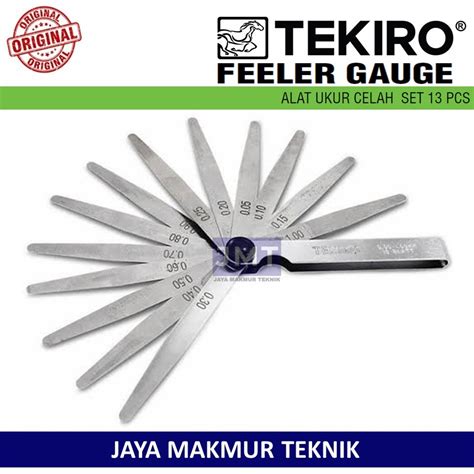 Jual Tekiro Feeler Gauge Blades Alat Ukur Celah Pcs Original