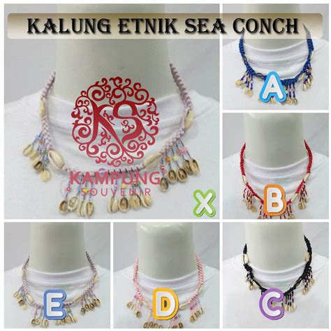 Jual Kalung Wanita Hijab Fashion Kondangan Khas Bali Etnik Etnik Sea