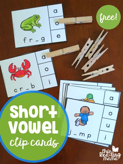 Short Vowel Printables This Reading Mama