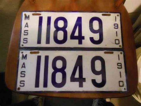 Massachusetts Metro Police License Plate