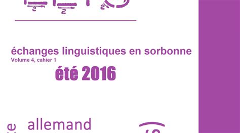 Elis Le Carnet Des Jeunes Linguistes