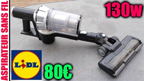 Aspirateur LIDL Sans Fil SILVERCREST 22 2v 130w 2500mah Vacuum Cleaner