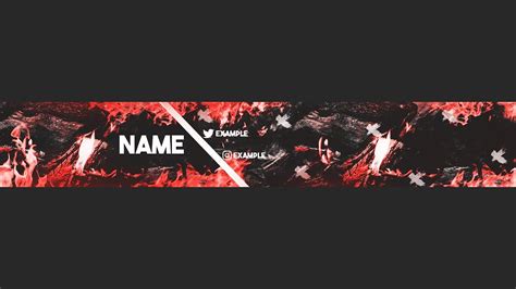 Youtube Banner Template Photoshop