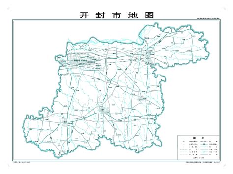 开封市标准地图 开封地图库 地图窝