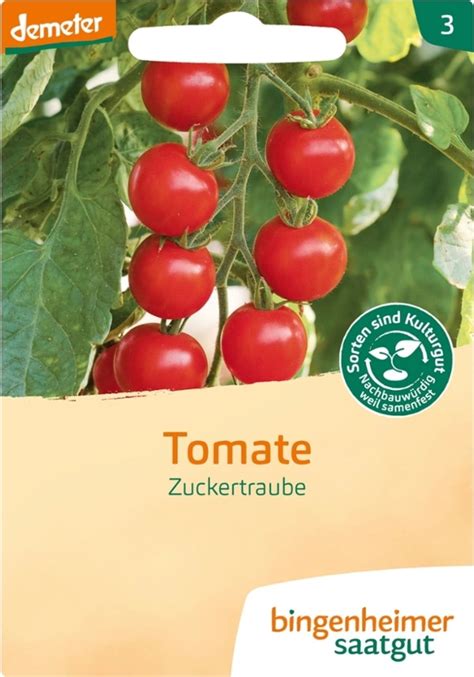 Bingenheimer Saatgut Cocktail Tomate Zuckertraube 1 Packung