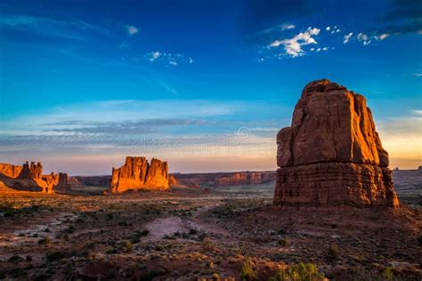 Sandstone Arches and Natural Structures Stock Photo - Image of outdoors, double: 58204382