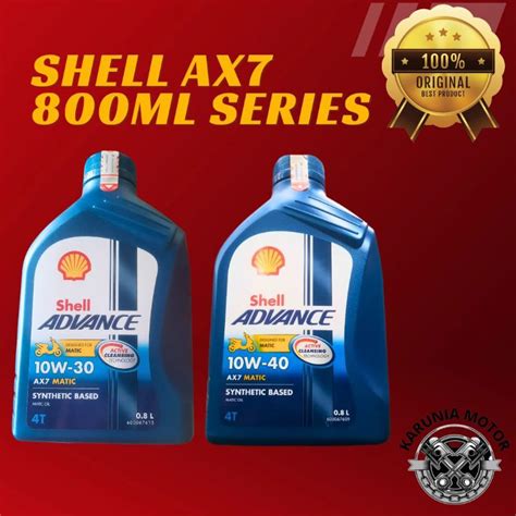 Jual Oli Mesin Shell Ax Matic Advance W W Ml Original