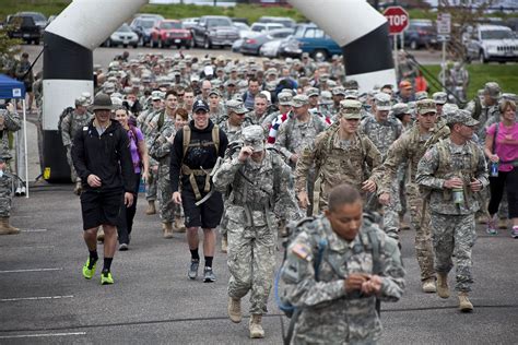 30k Ruck March Starting Line Running Memorial Day Run And March