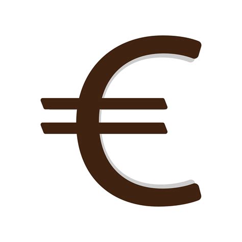 Euro sign vector illustration isolated on white background. UK Currency ...