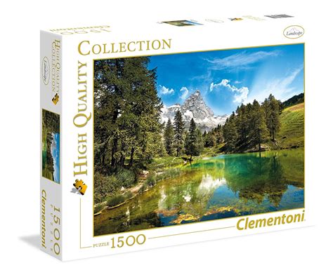 Puzzle Der Blaue See Clementoni Teile Puzzle Bergwelt