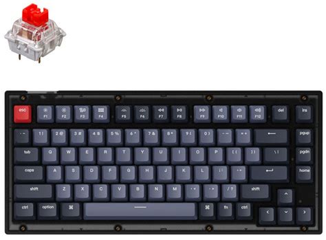 Купити Дефект Клавіатура Keychron V Key QMK Gateron G PRO Red Hot Swap RGB Frosted Black