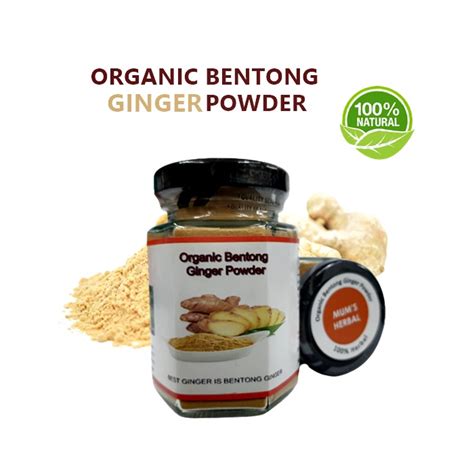 Organic Bentong Ginger Powder G Shopee Malaysia