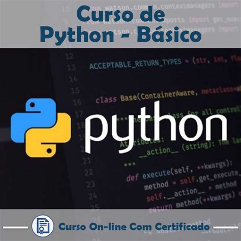 O Melhor Curso Online Em Videoaula Sobre Python Básico Com Certificado