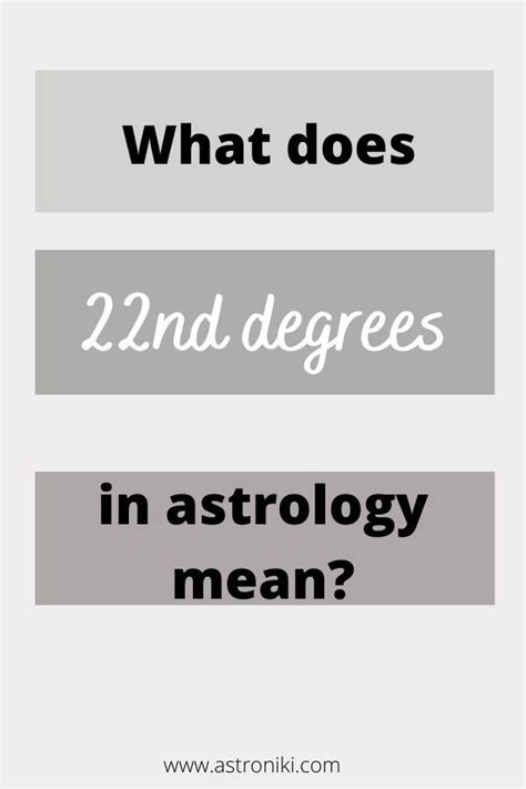 The Th And Nd Degrees That Everyone Should Know About Astroniki