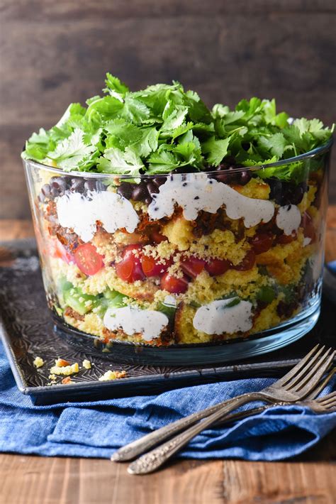 Layered Cornbread Salad Recipe The Feedfeed