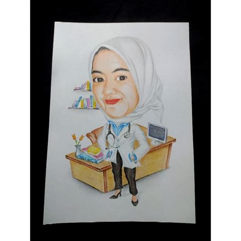 Jual Sketsa Karikatur Wajah X Berwarna Tanpa Frame Shopee Indonesia