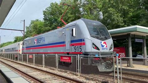 Septa Acs 64 Push Pull Trains On The Trenton And West Trenton Lines June