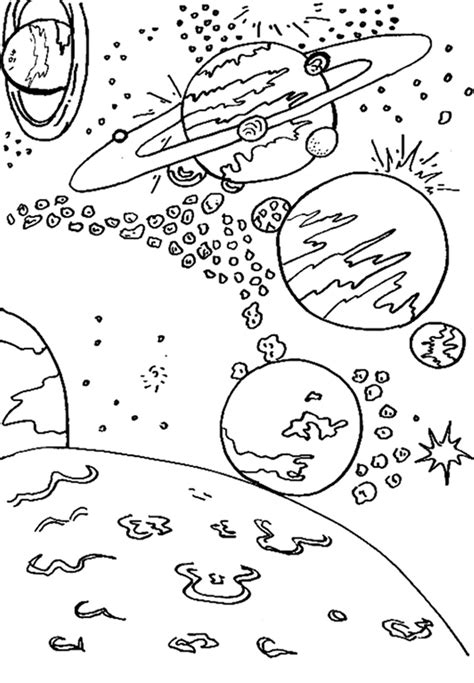 Free Printable Solar System Coloring Pages For Kids