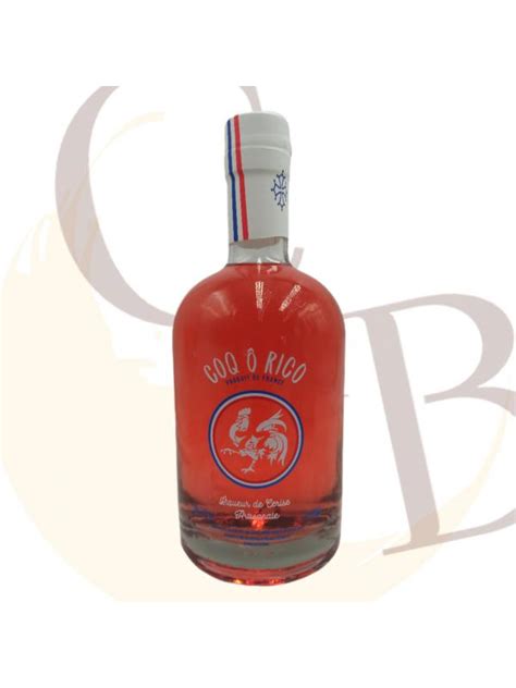 COQ O RICO CERISE Liqueur Artisanale Légende 77 15vol 70cl