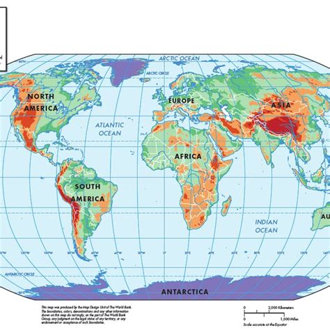 Elevation Map Of The World - Black Sea Map