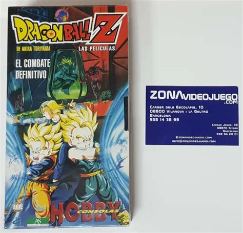 VHS DRAGON BALL Z Las Peliculas De Akira Toriyama El Combate