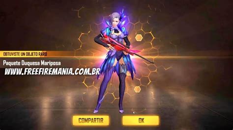 Novo Diamante Royale A Skin Duquesa Borboleta No Free Fire Free