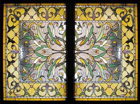 Visconte Victorian Style Stained Glass Custom Glass Design