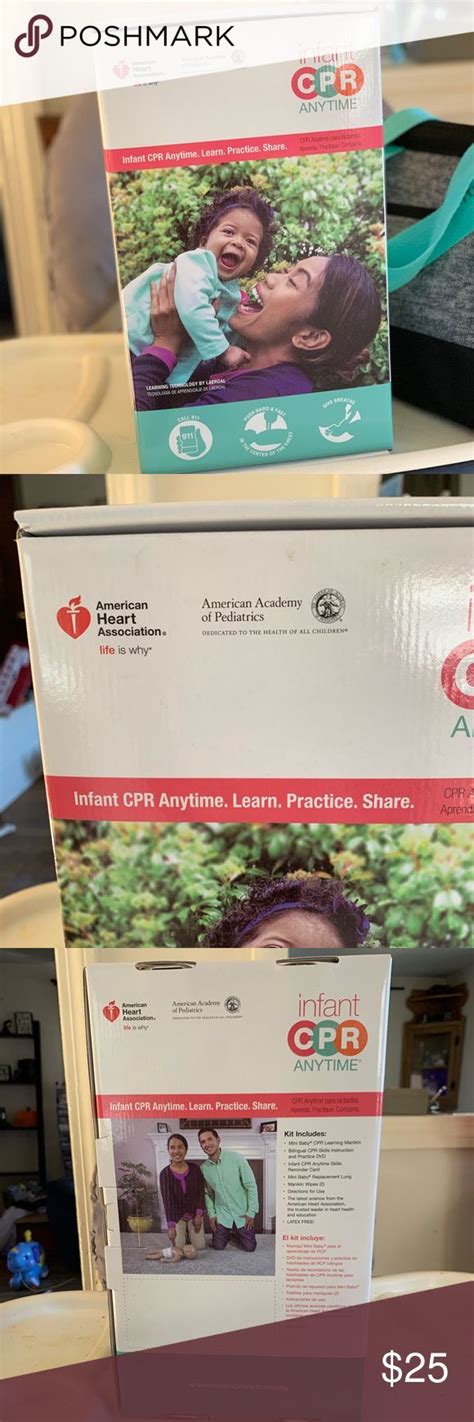 Infant Cpr Anytime Educational Kit American Heart Association Cpr