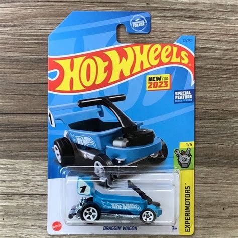 Mattel Toys Hot Wheels Draggin Wagon Car Vehicle Hw Hotwheels 223 Mainline Model Hw New