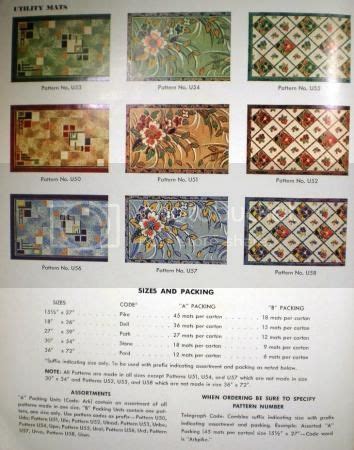 Vintage Lino patterns. | Vintage Caravans