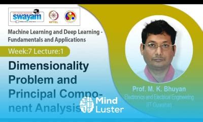 Learn Lec Dimensionality Problem And Principal Component Analysis