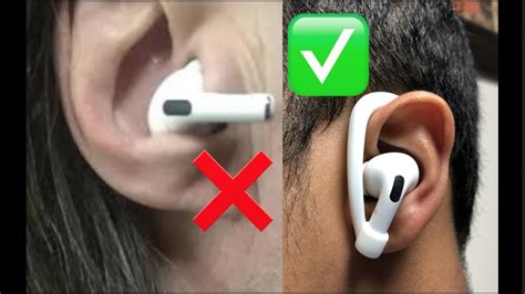 How To Make Airpods Stay In Your Ear While Running Airpods Pro And Airpods Life Hack Youtube