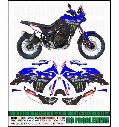 Stickers Tenere T Dakar Rally