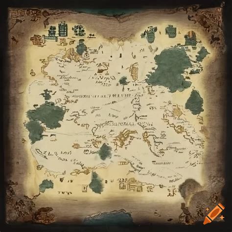 Map Of A Fantasy World