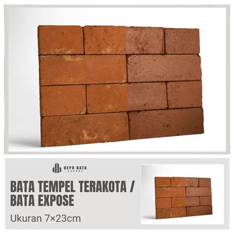 Jual Bata Tempel Terakota Bata Expose 55×21cm Kab Jember Depo