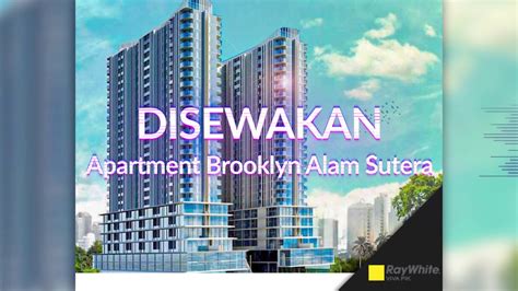 Disewakan Apartment Brooklyn Alam Sutera Type Studio City View Full