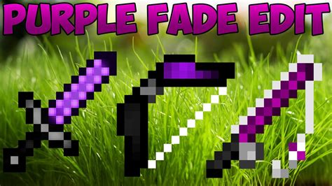 Minecraft PvP Texture Pack Purple Fade Default Edit 1 8 1 7 BEST