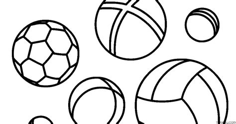 Ball Coloring Pictures Coloring Pages