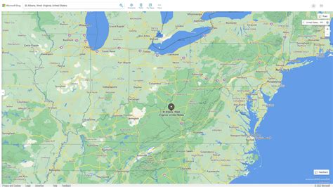 St Albans West Virginia Map