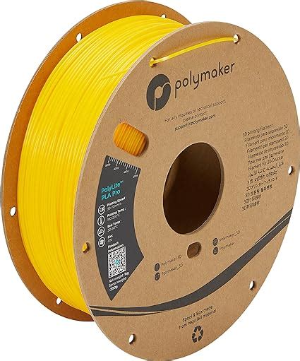 Polymaker PLA PRO Filament 1 75 Mm Robust Und Hochfest Gelbes PLA