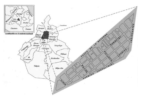 Zona Rosa De La Ciudad De México Download Scientific Diagram