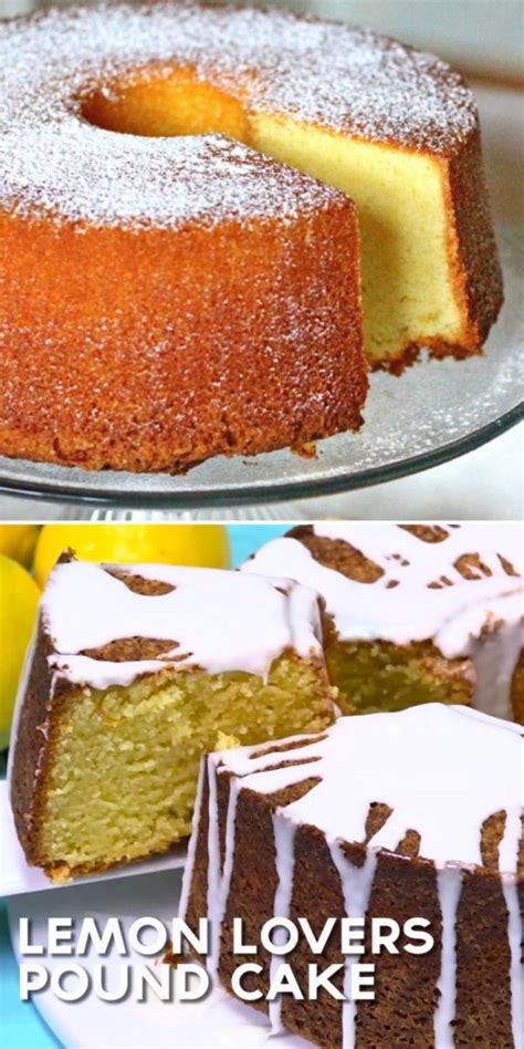 Lemon Lovers Pound Cake Video In 2024 Decadent Chocolate Cake Homemade Cakes Fun Desserts